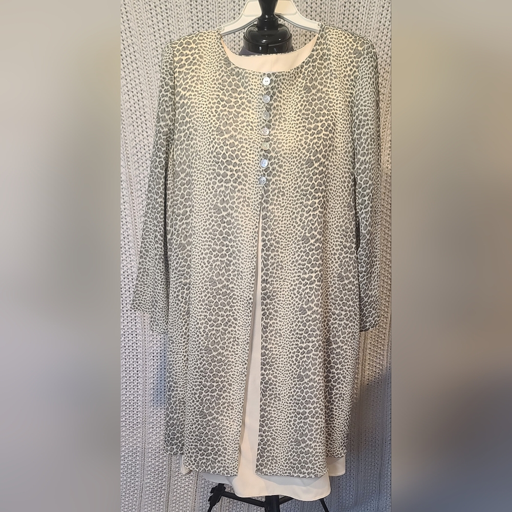 Womens Petites By Gemini II Plus Size Animal Print Dress Size 20 Wedding